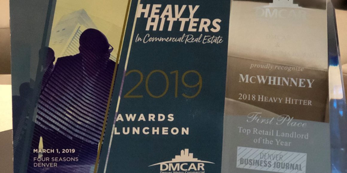mcwhinney receives the 2019 dmcar heavy hitter award for dairy block commercial and mixed use redevelopment project
