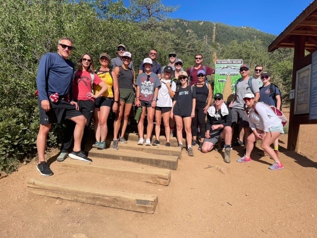 McWhinney company hike group photo